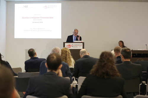 Ingegner Alberto Bombassei - Key note speaker a 'Gestire e misurare l'innovazione 2018' Ingegner Alberto Bombassei - Key note speaker a 'Gestire e misurare l'innovazione 2018'